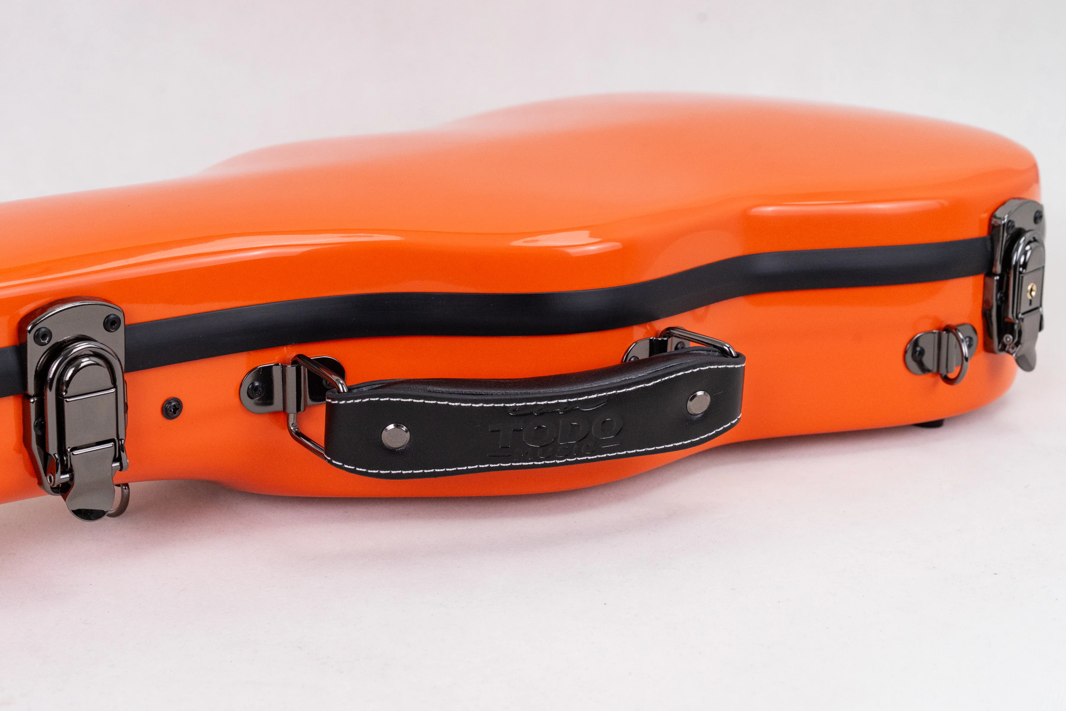 Premium Fiberglas Tenor Ukulele-Koffer Orange